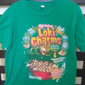 Ript Loki Charms Marvel Tshirt Sz Medium
